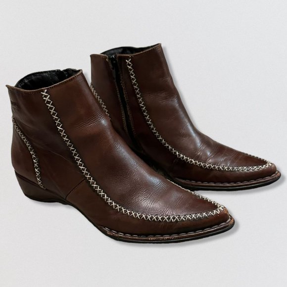 Pikolinos Side Zip Leather Ankle Boot Women's Size 7.5 US - Picture 1 of 11